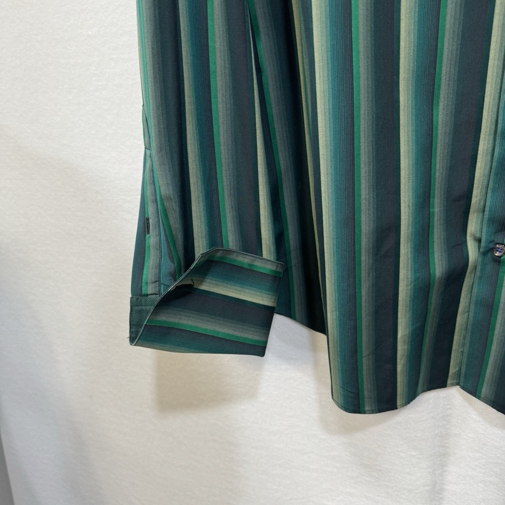 Banana Republic  Mens 17-17 1/2 X- Large Cotton Button Long Shirt Vintage Lookin - Picture 7 of 16
